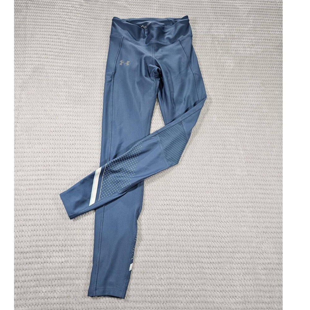 Under Armour Leggings Womens Small Blue Compression Gym Workout Tight